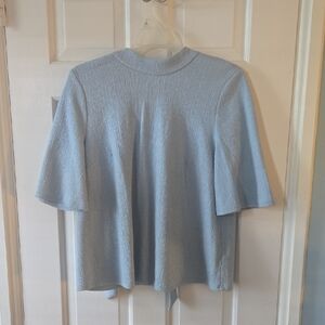 Current Air Light Blue Short Sleeve Top